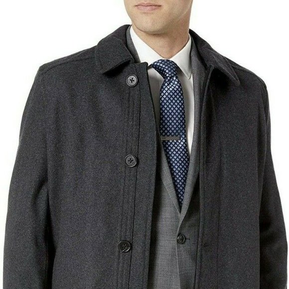 New Ike Behar Mens Seville Quilted Lining Wool Jac